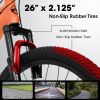 A26322 26-inch mountain bike adult aluminum frame shock absorbing front fork bike 21-speed disc brake mountain bike