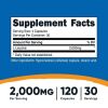 Nutricost L-Leucine 2,000mg Supplement, 120 Vegetarian Capsules, 30 Servings