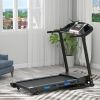 Treadmills for Home, Electric Treadmill with Automatic Incline, Foldable 3.5HP Workout Running Machine Walking, Double Running Board Shock Absorption