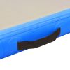 Inflatable Gymnastics Mat with Pump 275.6"x39.4"x3.9" PVC Blue