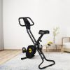 Home Folding Exercise Bike Black