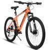 A26322 26-inch mountain bike adult aluminum frame shock absorbing front fork bike 21-speed disc brake mountain bike