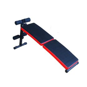 Multi-Position Adjustable Strength Training Bench for Home Gym (Color: BLACK, Type: Exercise & Fitness)