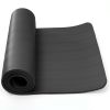 0.6-inch Thick Yoga Mat Anti-Tear High Density NBR Exercise Mat Anti-Slip Fitness Mat