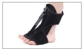 1pc Adjustable Foot Inversion Corrector; Plantar Fascia Foot Support Stabilizer; Night Splint Pain Relief